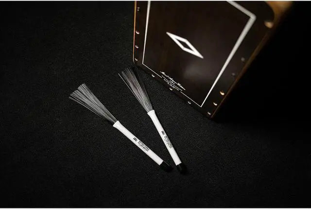 Alt view image 7 of 7 - Meinl Retractable Nylon Cajon Brush, Pair #SB304