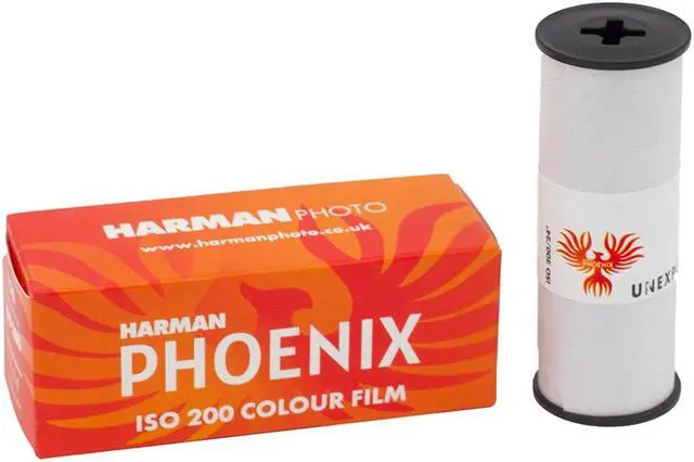 Main image of Harman Phoenix 200 Color Negative 120 Roll Film, 200 ISO, 36 Exposures #1182175