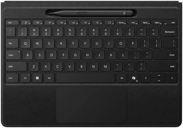 Alt view image 4 of 7 - Microsoft Surface Pro Flex Keyboard with Slim Pen Bundle, Black