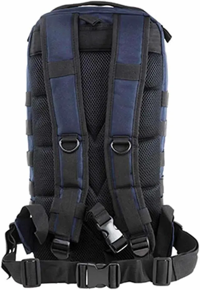 Alt view image 6 of 11 - VISM Small Backpack, Blue with Black Trim