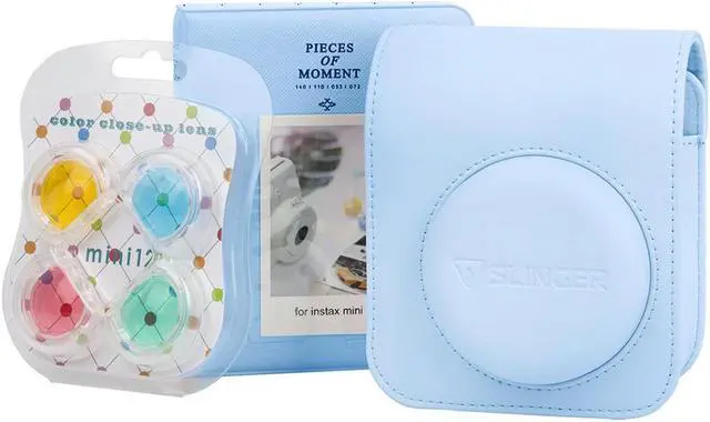 Main image of Slinger FujiFilm Instax Mini 12 Accessory Kit, Pastel Blue
