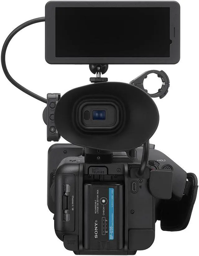 Alt view image 13 of 14 - Sony HXR NX800 Solid State Handheld 4K Black Camcorder with Exmor RS CMOS Sensor