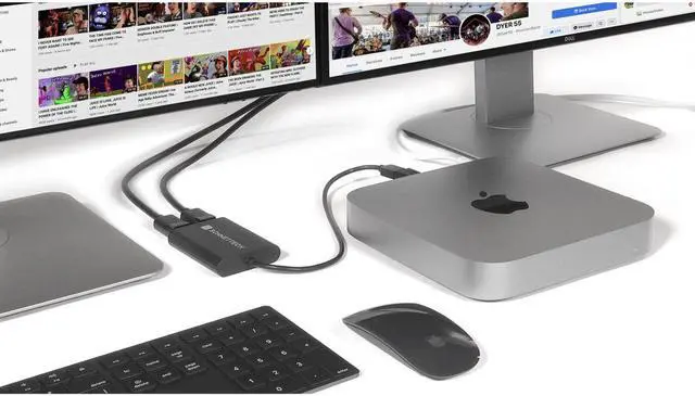 Alt view image 10 of 12 - Sonnet DisplayPort/USB Audio/Video Adapter USB3DDP4K