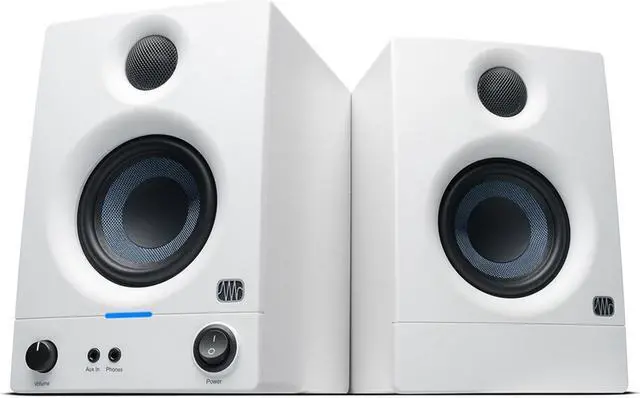 Alt view image 4 of 4 - PreSonus Eris 3.5 3.5-Inch Active Media Reference Monitors White