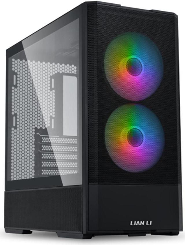 Alt view image 9 of 13 - LIAN LI LANCOOL 207 Compact ATX RGB Gaming Computer Case, Tower Chassis w/ 2x140mm  ARGB,2x120mm PWM Fans Pre-Installed, reinventing ATX Layout / Tempered Glass Side Panel (Black) --- LANCOOL 207RX