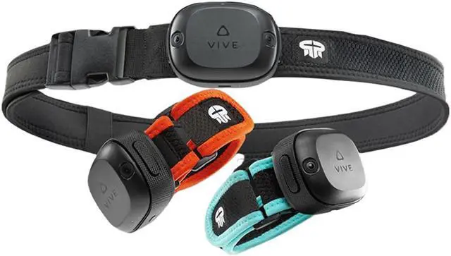 Alt view image 3 of 5 - HTC VIVE Ultimate Tracker 3+1 Kit with TrackStrap Set #99HAUB00000 A