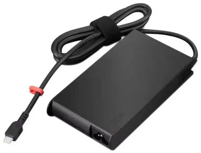 Alt view image 10 of 15 - Lenovo ThinkPad 135W AC Adapter (USB-C) - Black