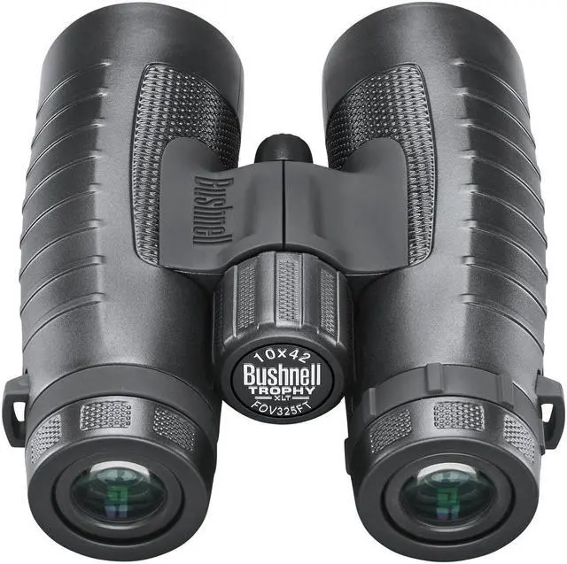 Alt view image 2 of 7 - Bushnell 10x42mm Trophy XLT Roof Prism Binocular, 6.2 Deg Angle of View,  Black