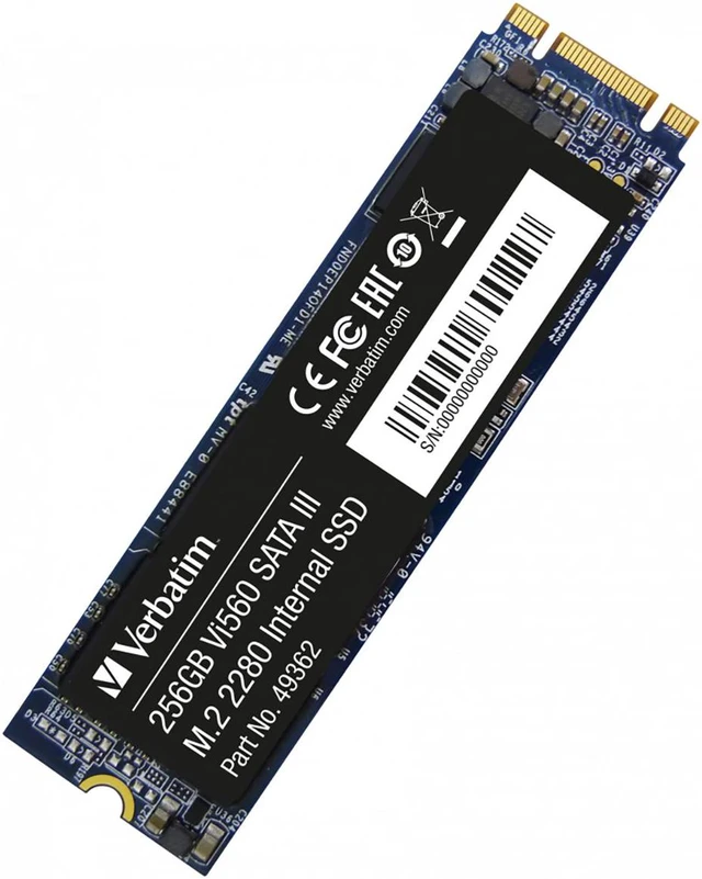 Alt view image 4 of 9 - Verbatim Vi560 S3 M.2 Ssd 256 Gb Vi560 S3 M.2 Ssd 256Gb, 256, W125660294 (Vi560 S3 M.2 Ssd 256Gb, 256 Gb, M.2, 560 Mb/S)