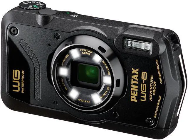 Alt view image 8 of 14 - PENTAX WG-8 BLACK