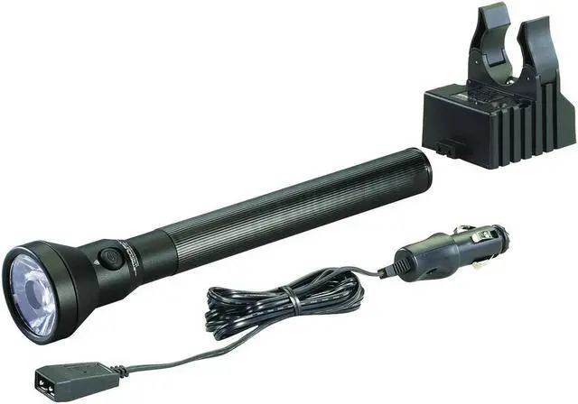 Alt view image 3 of 4 - streamlight 77555 ultrastinger 1100 lumen led flashlight with 12-volt dc charger, blue