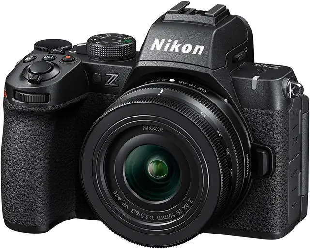 Alt view image 3 of 15 - Nikon Z50II Mirrorless Camera with NIKKOR Z DX 16-50mm f/3.5-6.3 VR & Z DX 50-250mm f/4.5-6.3 VR Lenses