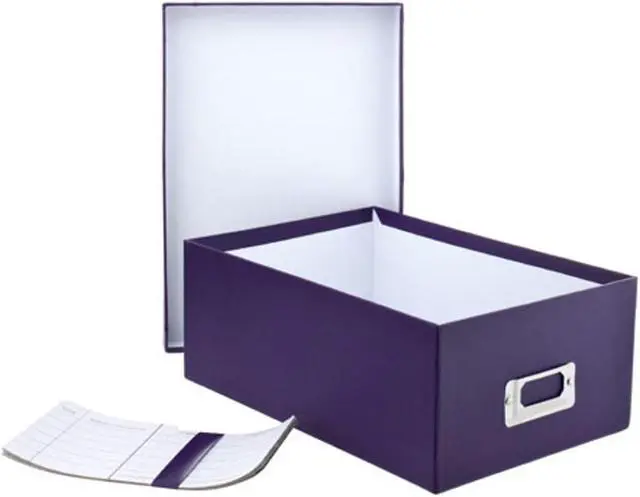 Alt view image 2 of 2 - Pioneer Photo Albums Photo Storage Box Bright Purple - B1S-BRPU