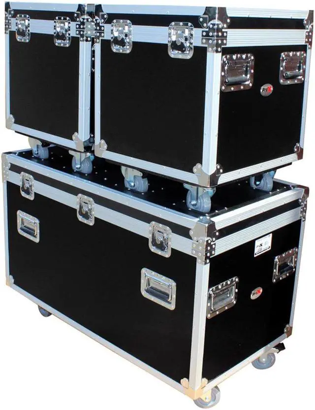 Alt view image 5 of 8 - ProX XS-UTL3PKG ATA-300 Style Gig Ready Utility Flight Road Case, Set of 3, Silver on Black