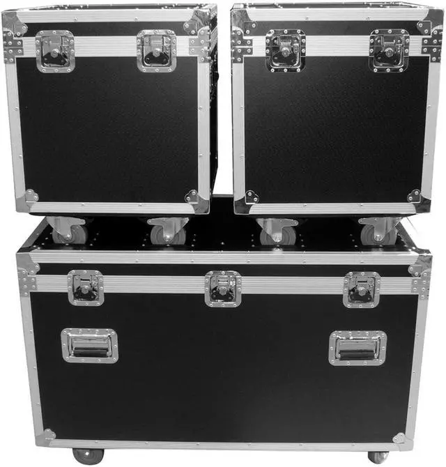 Alt view image 6 of 8 - ProX XS-UTL3PKG ATA-300 Style Gig Ready Utility Flight Road Case, Set of 3, Silver on Black