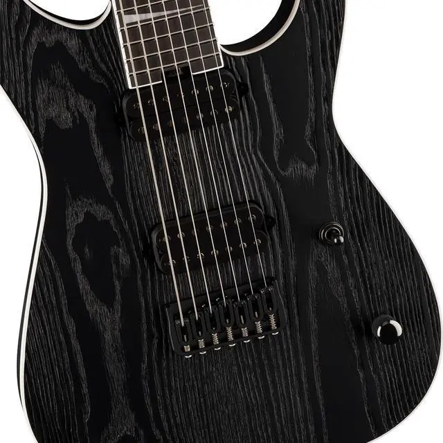 Alt view image 3 of 6 - Jackson Pro Series Signature Jeff Loomis Soloist SL7 HT 7-String Electric Guitar, Black Ash