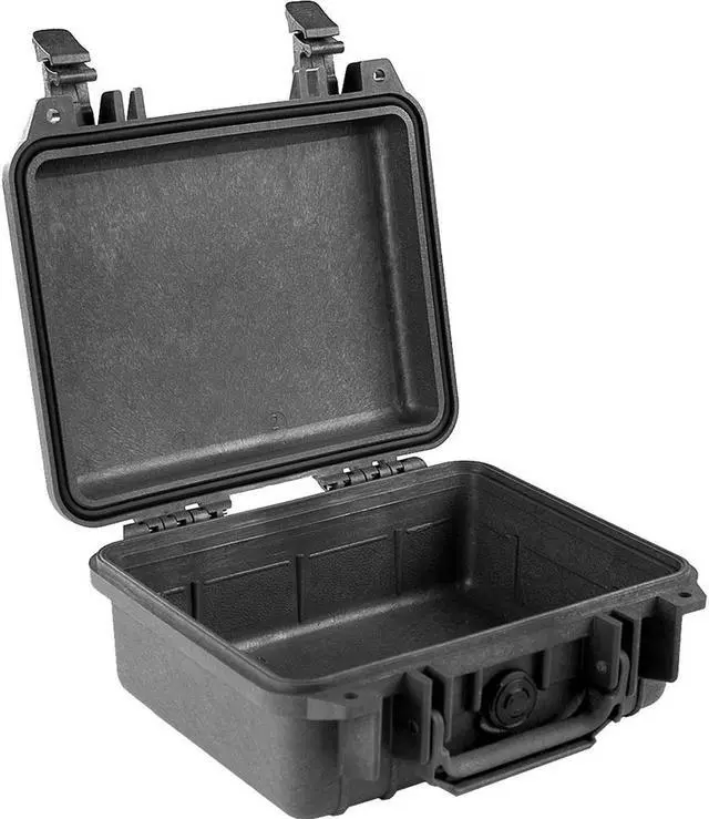 Alt view image 8 of 10 - Pelican 1200 Small Protector Waterproof 10.6x10x4.8in Case, Black, No Foam