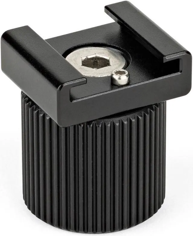 Alt view image 3 of 7 - Joby Cold Shoe PRO Adapter for Microphones, Flash and LED Lights #JB01530