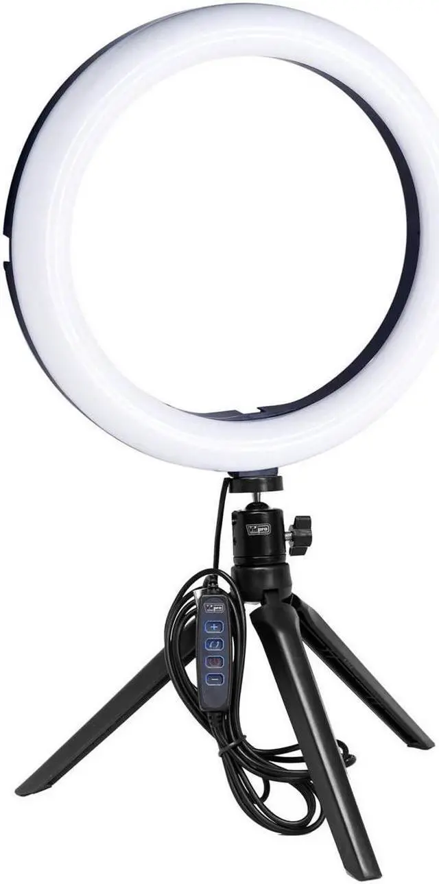 Alt view image 4 of 5 - Vidpro RL-10 10" Inch LED Ring Light Kit with Mini Tripod & Ball Head USB Power