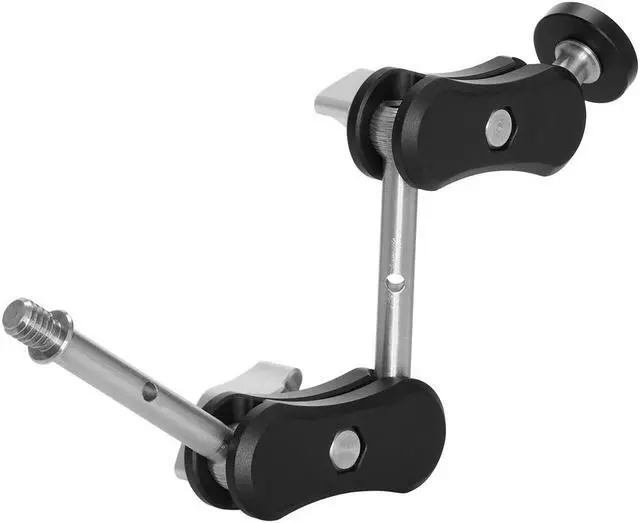 Alt view image 2 of 6 - 3Pod Adjustable Articulating Magic Arm with Double 1/4"x20 Threads, Black/Silver