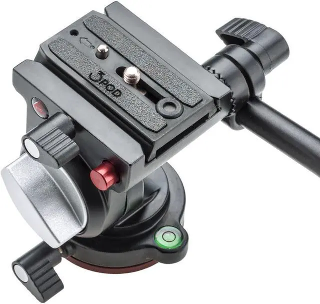 Alt view image 3 of 7 - 3Pod Orbit 4 Section Aluminum Photo/Video Monopod with Fluid Base and Lightweight Fluid Video Head