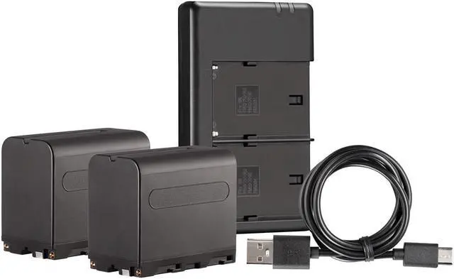 Alt view image 4 of 6 - Westcott NP-F970 Dual Battery Pack with Charger