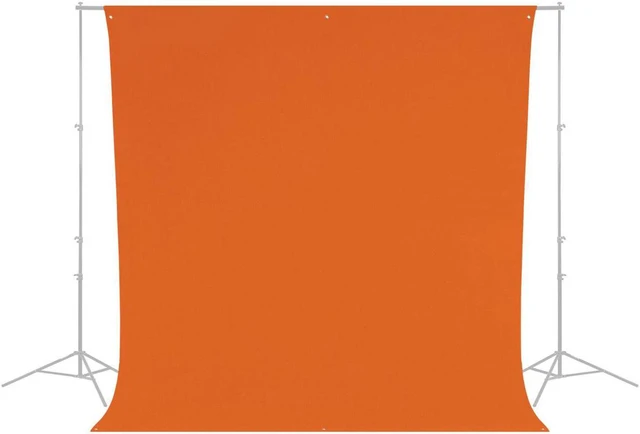 Alt view image 7 of 7 - Westcott 5x7' X-Drop Wrinkle-Resistant Backdrop, Tiger Orange