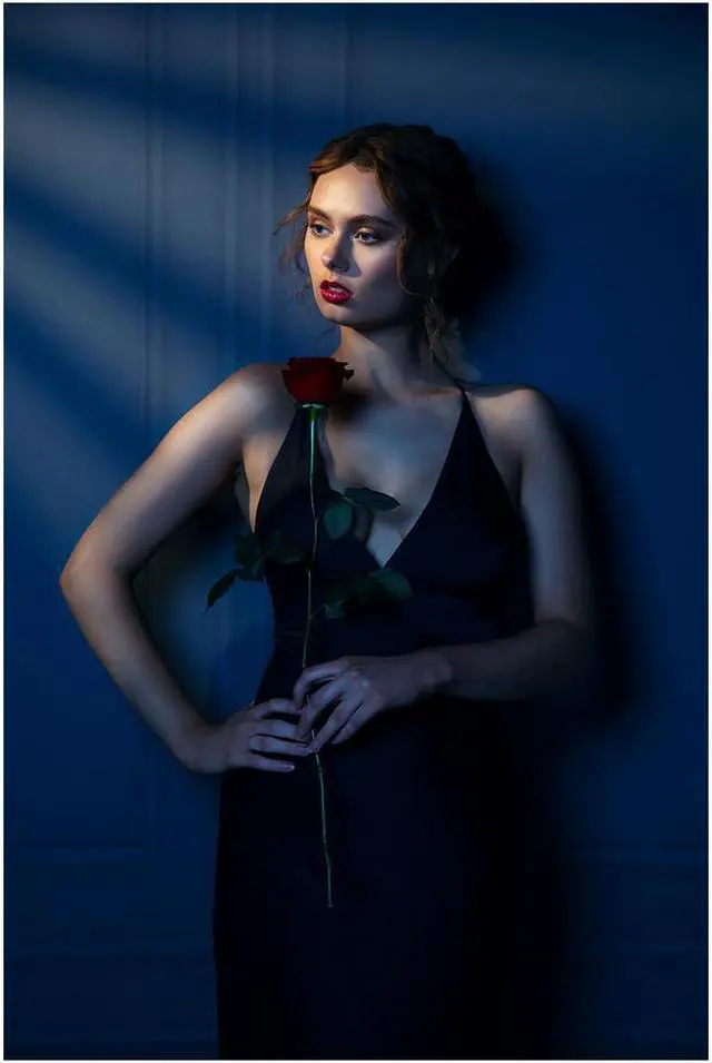 Alt view image 3 of 3 - Westcott X-Drop Lightweight Canvas Backdrop, Blue Concrete, 5x7'