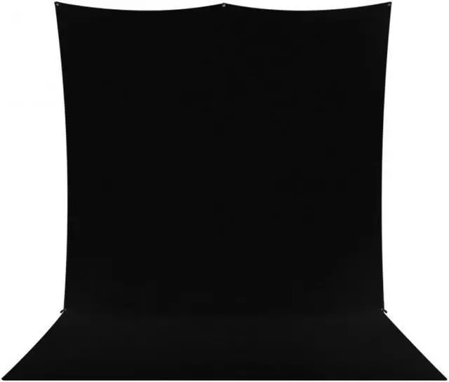 Alt view image 3 of 7 - Westcott 8x13' X-Drop Pro Wrinkle-Resistant Backdrop Kit with Stand, Rich Black Sweep