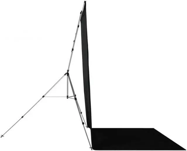 Alt view image 4 of 7 - Westcott 8x13' X-Drop Pro Wrinkle-Resistant Backdrop Kit with Stand, Rich Black Sweep