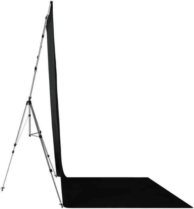 Alt view image 5 of 7 - Westcott 8x13' X-Drop Pro Wrinkle-Resistant Backdrop Kit with Stand, Rich Black Sweep
