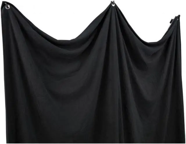 Alt view image 7 of 7 - Westcott 8x13' X-Drop Pro Wrinkle-Resistant Backdrop Kit with Stand, Rich Black Sweep