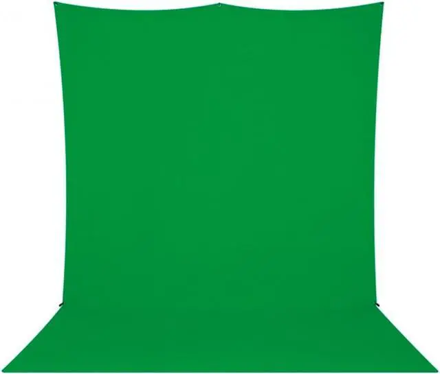 Alt view image 2 of 7 - Westcott 8x13' X-Drop Pro Wrinkle-Resistant Backdrop Kit with Stand, Chroma-Key Green Screen Sweep