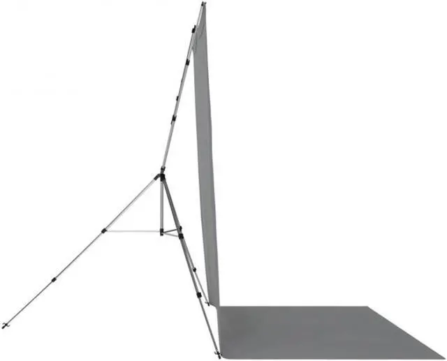 Alt view image 4 of 7 - Westcott 8x13' X-Drop Pro Wrinkle-Resistant Backdrop Kit with Stand, Neutral Gray Sweep