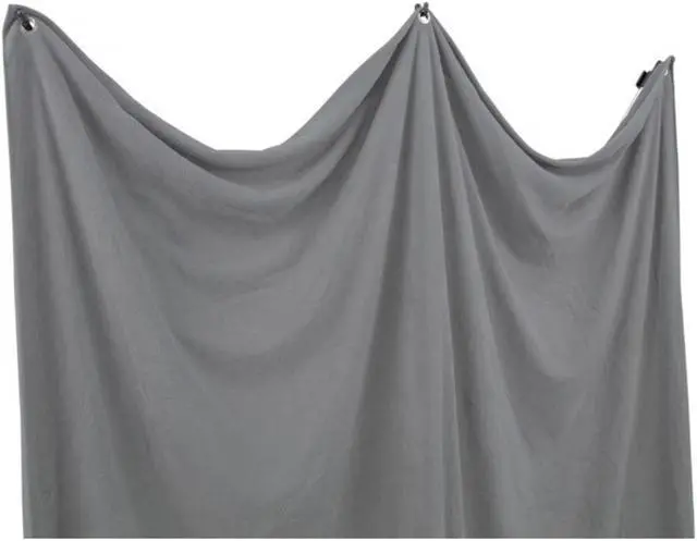 Alt view image 7 of 7 - Westcott 8x13' X-Drop Pro Wrinkle-Resistant Backdrop Kit with Stand, Neutral Gray Sweep