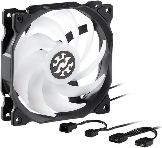 Alt view image 11 of 11 - XPG VENTO 120 ARGB LED Case Fan | 45.3 CMF - 1200RPM | 3 PIN, 120MM Fan | 9 LEDs - Major Motherboard Compatibility