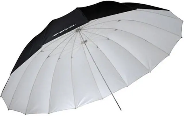 Alt view image 14 of 19 - Westcott White/Black Bounce Parabolic Standard Umbrella (7')
