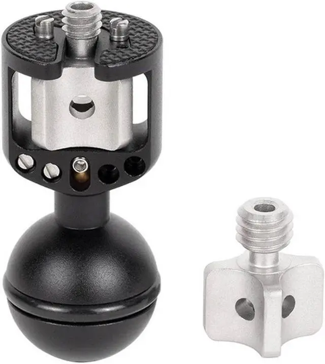 Alt view image 3 of 6 - Wooden Camera Universal Ultra Arm Ball with Combo 1/4-20 & 3/8-16 Screw Knob