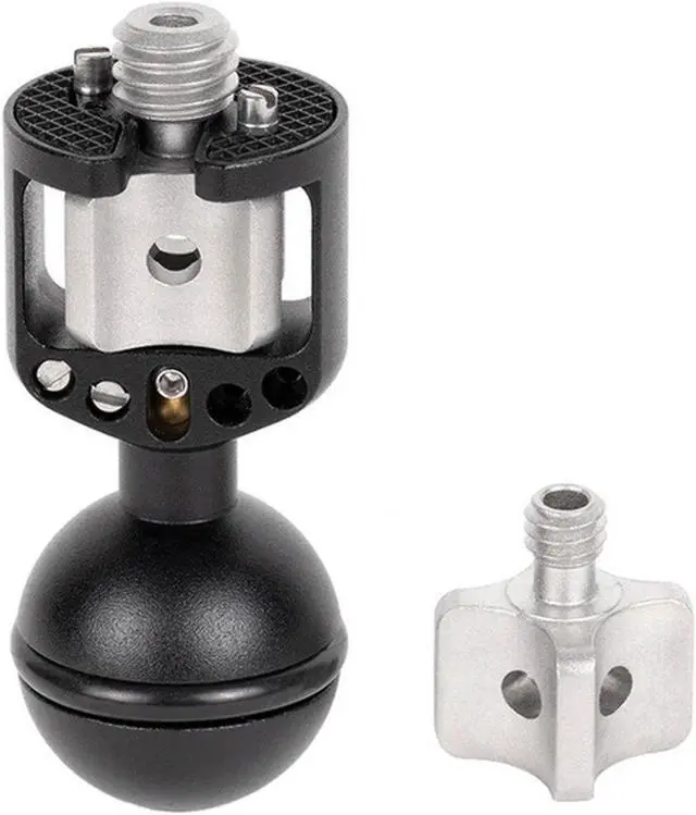 Alt view image 5 of 6 - Wooden Camera Universal Ultra Arm Ball with Combo 1/4-20 & 3/8-16 Screw Knob