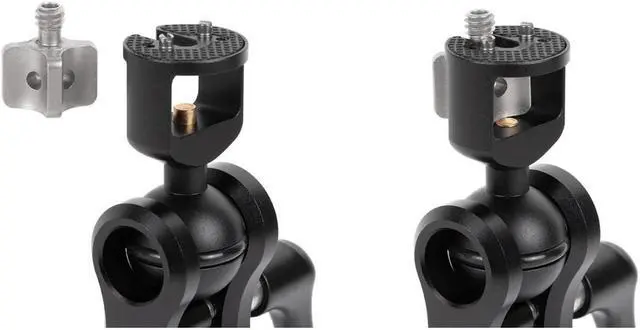 Alt view image 6 of 6 - Wooden Camera Universal Ultra Arm Ball with Combo 1/4-20 & 3/8-16 Screw Knob