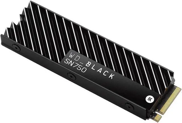 Alt view image 5 of 5 - WD _BLACK SN750 2TB NVMe M.2 Internal Gaming SSD with Heatsink