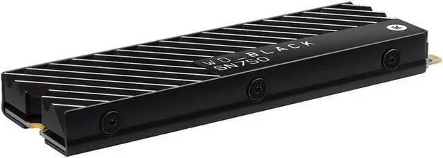 Alt view image 4 of 5 - WD _BLACK SN750 2TB NVMe M.2 Internal Gaming SSD with Heatsink
