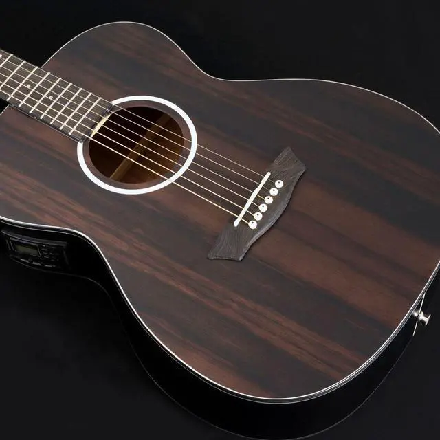 Alt view image 7 of 7 - Washburn Washburn 6 String Acoustic Guitar, Right (DFEFE)