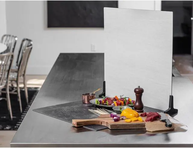 Alt view image 7 of 7 - V-FLAT WORLD Duo Board - 24x24" Double Sided Surface Board, Linen White/Linen Cream