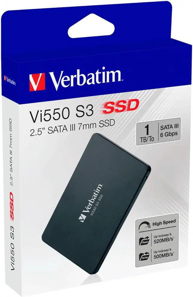 Alt view image 5 of 9 - Verbatim 1TB Vi550 SATA III 2.5 Internal SSD 49353