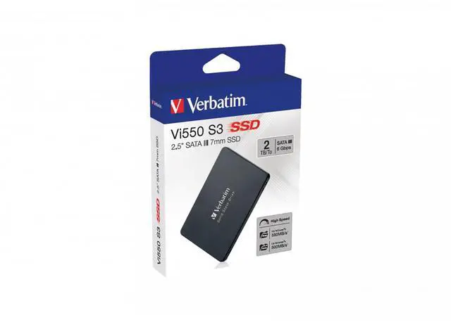 Alt view image 4 of 8 - Verbatim Vi550 2TB 2.5" SATA III Internal Solid State Drive 49354