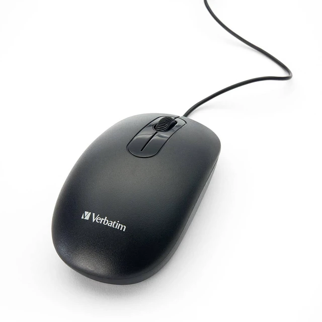 Alt view image 11 of 14 - Verbatim 70734 Universal Wired Keyboard and Mouse Black 70734