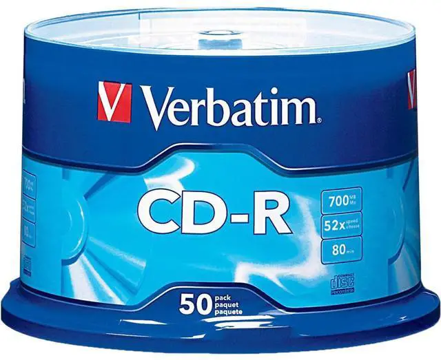Alt view image 18 of 20 - Verbatim 700MB 52X CD-R 50 Packs Spindle Disc Model 94691  PROMO