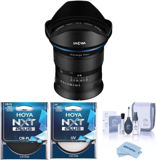 Main image of Venus Laowa 15mm f/2 FE Zero-D Lens for Nikon Z, Bundle with Tiffen 77mm UV and CPL Filters