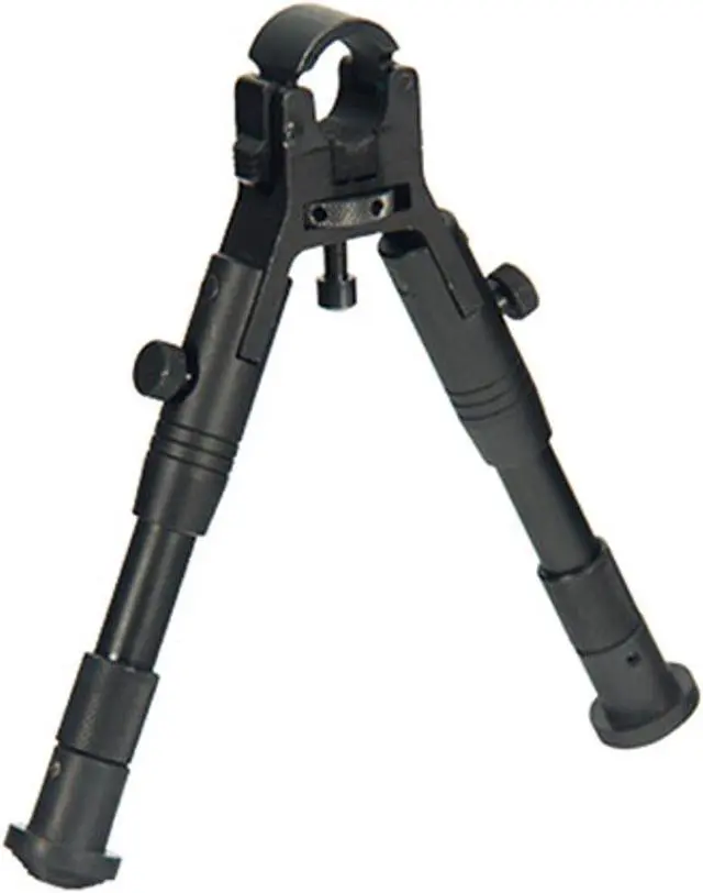 Main image of UTG New Gen Reinforced Clamp-on Bipod, 6.2 - 6.7" Center Height #TL-BP18S-A